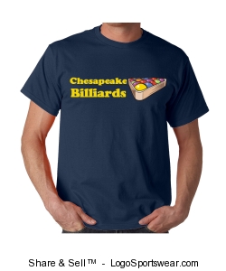 Chesapeake Billiards Shirt Design Zoom